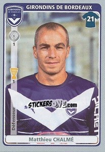 Sticker Matthieu Chalmé - FOOT 2011-2012 - Panini