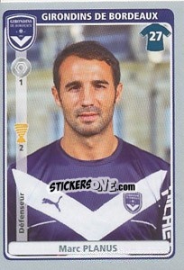Sticker Marc Planus - FOOT 2011-2012 n. 61 - Panini