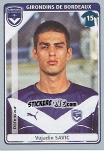 Sticker Vujadin Savic - FOOT 2011-2012 n. 63 - Panini