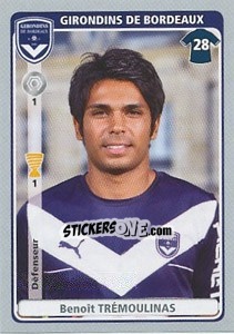 Sticker Benoît Trémoulinas - FOOT 2011-2012 n. 64 - Panini