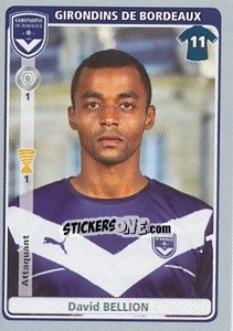 Sticker David Bellion - FOOT 2011-2012 - Panini