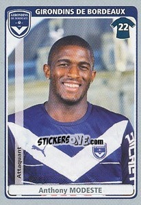 Sticker Anthony Modeste - FOOT 2011-2012 n. 74 - Panini