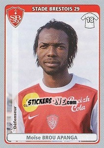 Sticker Moïse Brou Apanga - FOOT 2011-2012 n. 81 - Panini