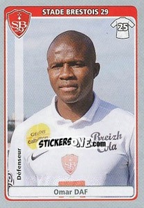 Cromo Omar Daf - FOOT 2011-2012 - Panini