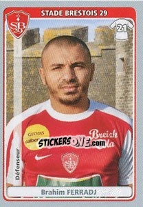 Cromo Brahim Ferradj - FOOT 2011-2012 - Panini