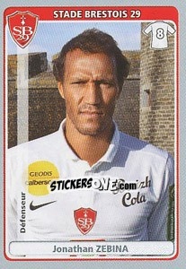 Sticker Jonathan Zebina - FOOT 2011-2012 - Panini