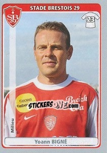 Cromo Yoann Bigné - FOOT 2011-2012 - Panini