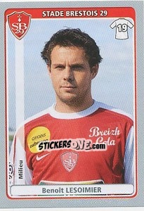 Sticker Benoît Lesoimier - FOOT 2011-2012 - Panini