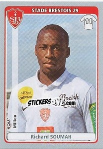 Sticker Richard Soumah - FOOT 2011-2012 - Panini