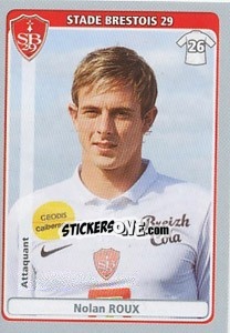 Sticker Nolan Roux - FOOT 2011-2012 - Panini