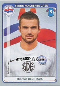 Cromo Thomas Heurtaux - FOOT 2011-2012 - Panini