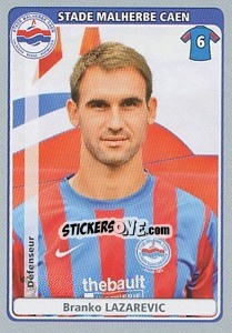 Sticker Branko Lazarevic - FOOT 2011-2012 - Panini