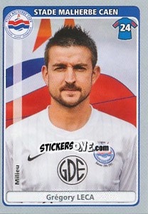 Figurina Grégory Leca - FOOT 2011-2012 n. 117 - Panini