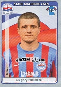 Cromo Grégory Proment - FOOT 2011-2012 - Panini