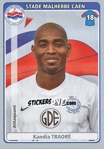 Sticker Kandia Traoré - FOOT 2011-2012 - Panini