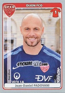 Figurina Jean-Daniel Padovani - FOOT 2011-2012 - Panini