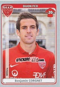 Sticker Benjamin Corgnet - FOOT 2011-2012 n. 141 - Panini