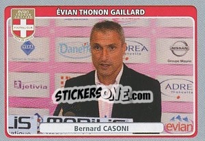 Sticker Bernard Casoni - FOOT 2011-2012 n. 154 - Panini