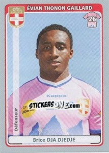 Figurina Brice Dja Djedje - FOOT 2011-2012 n. 157 - Panini
