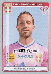 Sticker Guillaume Rippert - FOOT 2011-2012 - Panini