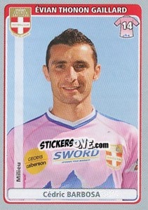 Cromo Cédric Barbosa - FOOT 2011-2012 - Panini