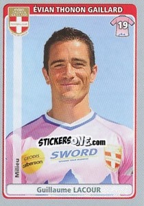 Sticker Guillaume Lacour - FOOT 2011-2012 - Panini