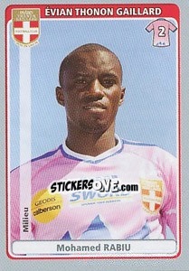 Sticker Mohammed Rabiu - FOOT 2011-2012 - Panini