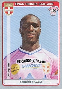 Sticker Yannick Sagbo - FOOT 2011-2012 n. 174 - Panini