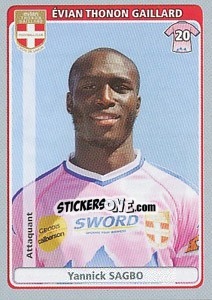 Sticker Yannick Sagbo - FOOT 2011-2012 - Panini