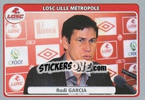 Cromo Rudi Garcia - FOOT 2011-2012 n. 179 - Panini