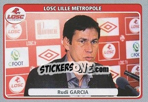 Figurina Rudi Garcia - FOOT 2011-2012 - Panini