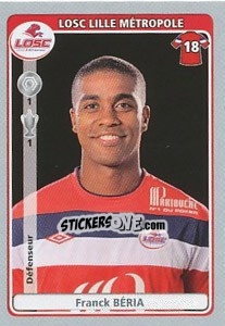 Sticker Franck Béria - FOOT 2011-2012 n. 183 - Panini
