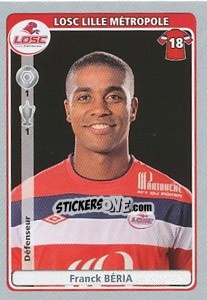 Figurina Franck Béria - FOOT 2011-2012 - Panini