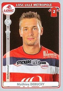 Sticker Mathieu Debuchy - FOOT 2011-2012 n. 186 - Panini