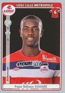 Sticker Pape Ndiaye Souaré - FOOT 2011-2012 - Panini