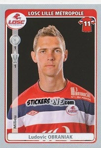 Figurina Ludovic Obraniak - FOOT 2011-2012 - Panini