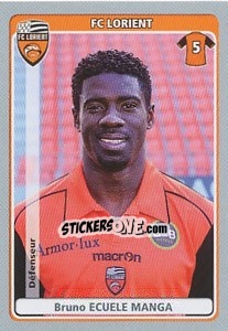 Figurina Bruno Ecuele Manga - FOOT 2011-2012 n. 208 - Panini