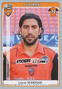 Cromo Lucas Mareque - FOOT 2011-2012 - Panini