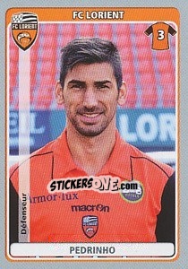 Figurina Pedrinho - FOOT 2011-2012 n. 211 - Panini