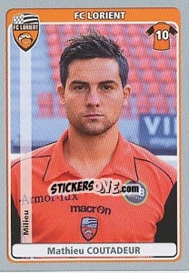 Sticker Mathieu Coutadeur - FOOT 2011-2012 n. 213 - Panini