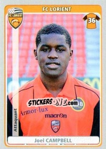 Sticker Joel Campbell - FOOT 2011-2012 n. 220 - Panini