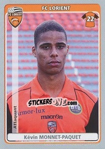 Cromo Kévin Monnet-Paquet - FOOT 2011-2012 n. 223 - Panini