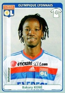 Sticker Bakary Koné - FOOT 2011-2012 n. 235 - Panini