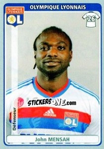 Sticker John Mensah - FOOT 2011-2012 - Panini