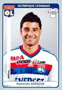 Sticker Honorato Ederson - FOOT 2011-2012 n. 240 - Panini