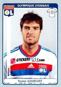 Sticker Yoann Gourcuff - FOOT 2011-2012 - Panini