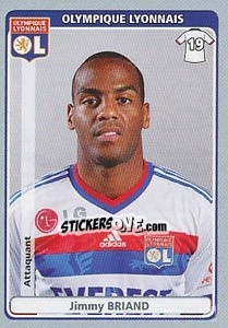 Figurina Jimmy Briand - FOOT 2011-2012 - Panini