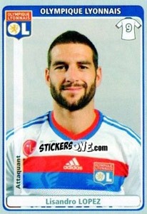 Sticker Lisandro Lopez - FOOT 2011-2012 n. 248 - Panini