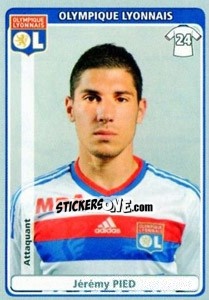 Figurina Jérémy Pied - FOOT 2011-2012 - Panini