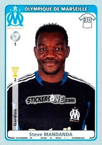 Sticker Steve Mandanda - FOOT 2011-2012 n. 256 - Panini